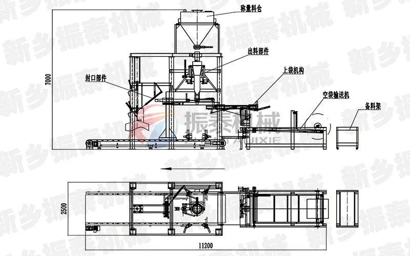 噸袋包裝機圖紙